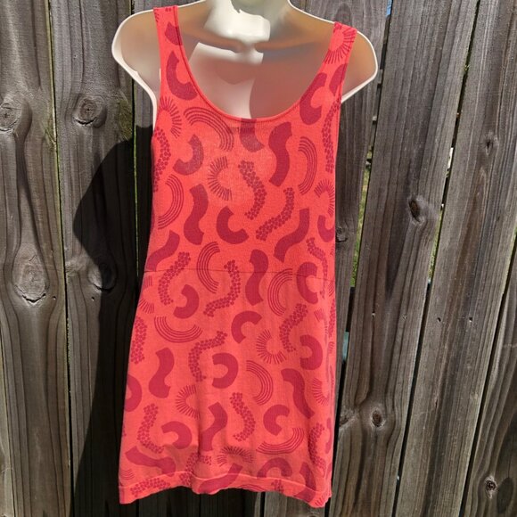 Gudrun Sjoden Sleeveless Ribbed Tank Top Blouse Tunic Medium Slice Rainbow Scoop - Picture 4 of 8